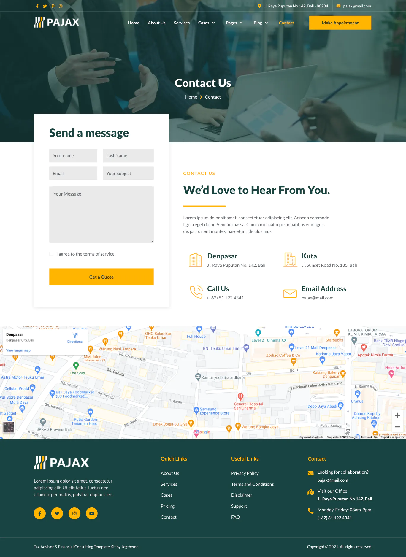 Pajax – Tax Advisor & Financial Consulting Elementor Template Kit插图5