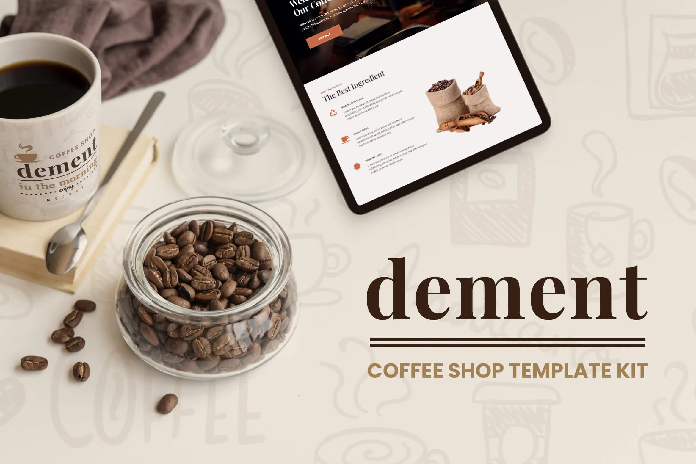 Dement – Coffee Shop Elementor Template Kit