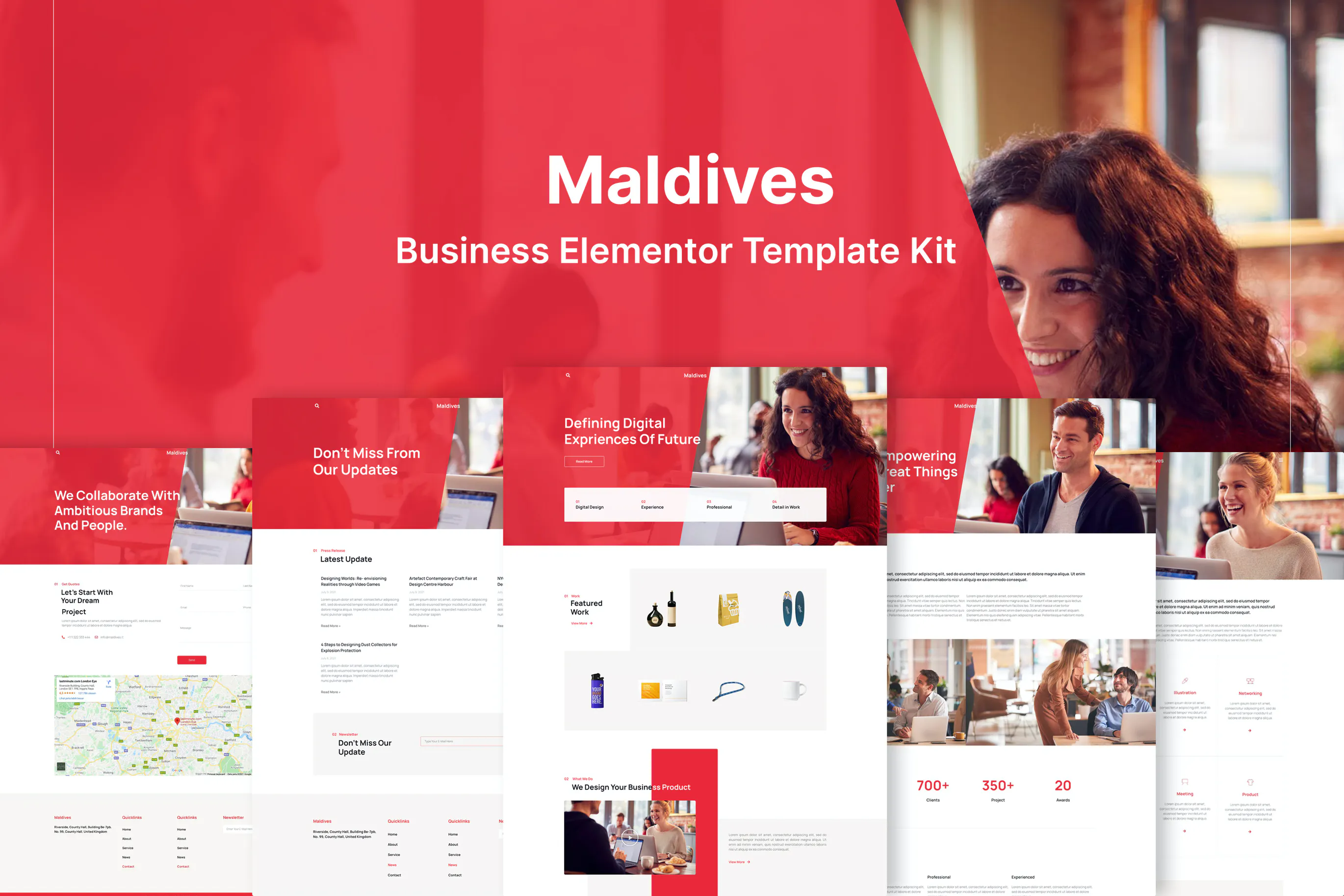 Maldives - Business & Agency Elementor Template Kit插图