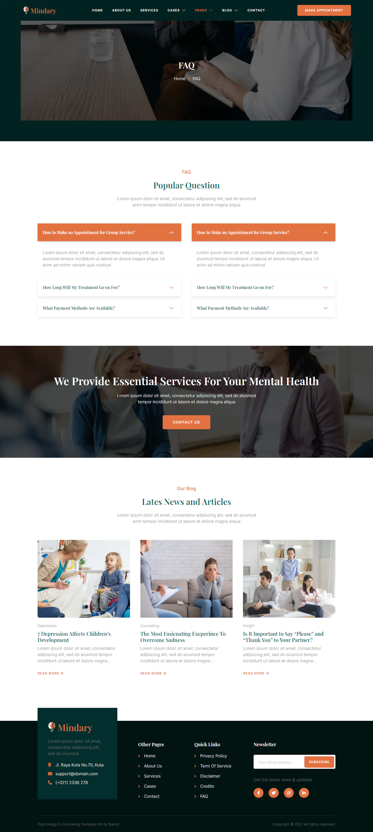 Mindary – Psychology & Counseling Elementor Template Kit插图6