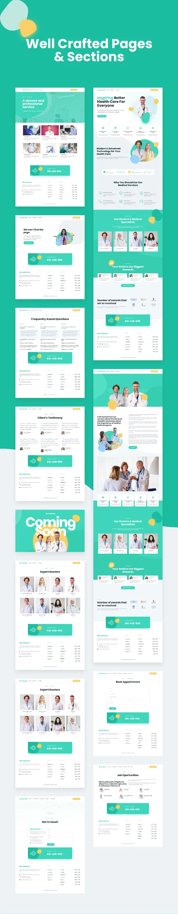 Medicate – Health & Medical Elementor Template Kit