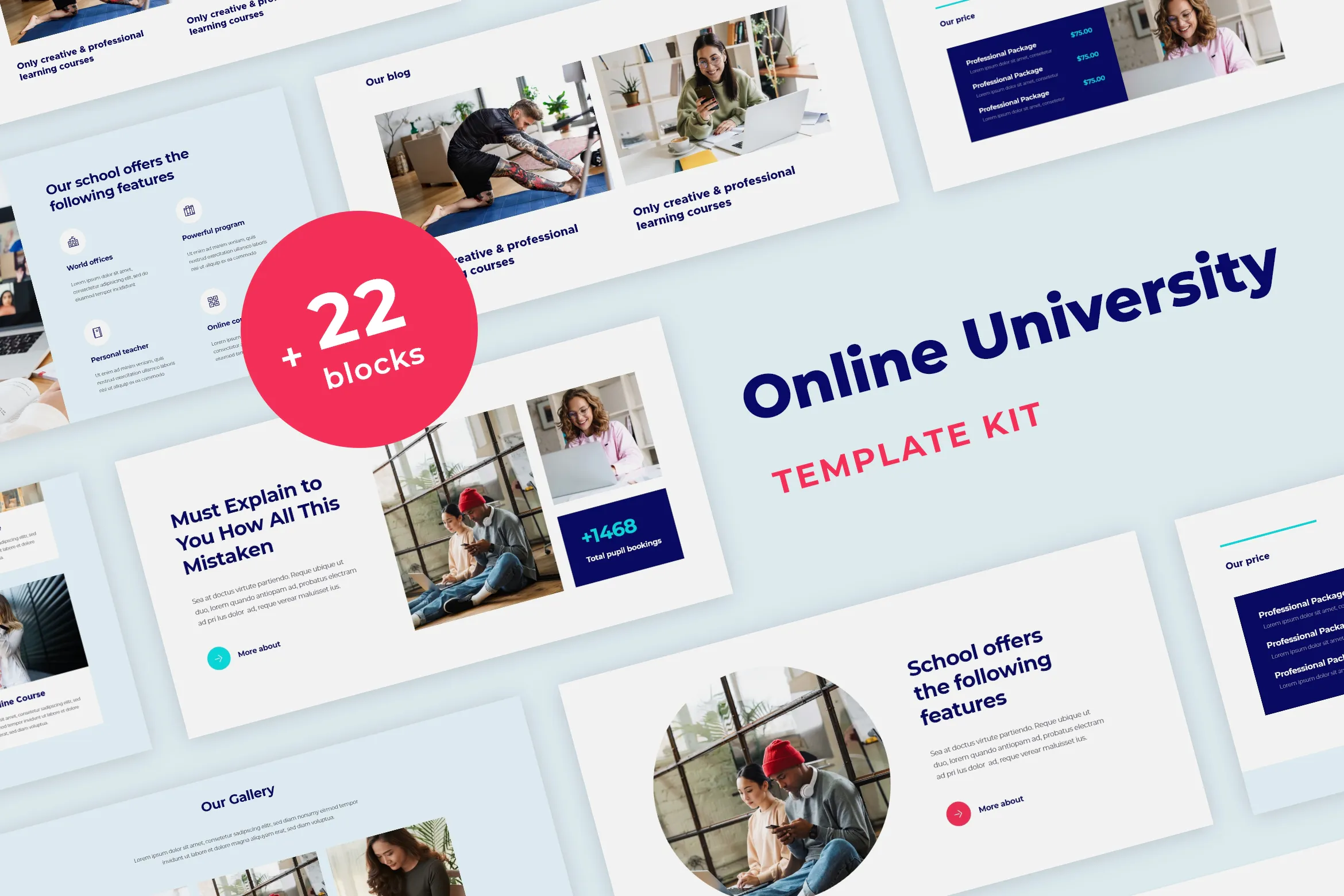 Learnex - Distance Education & Learning Courses Elementor Template Kit插图