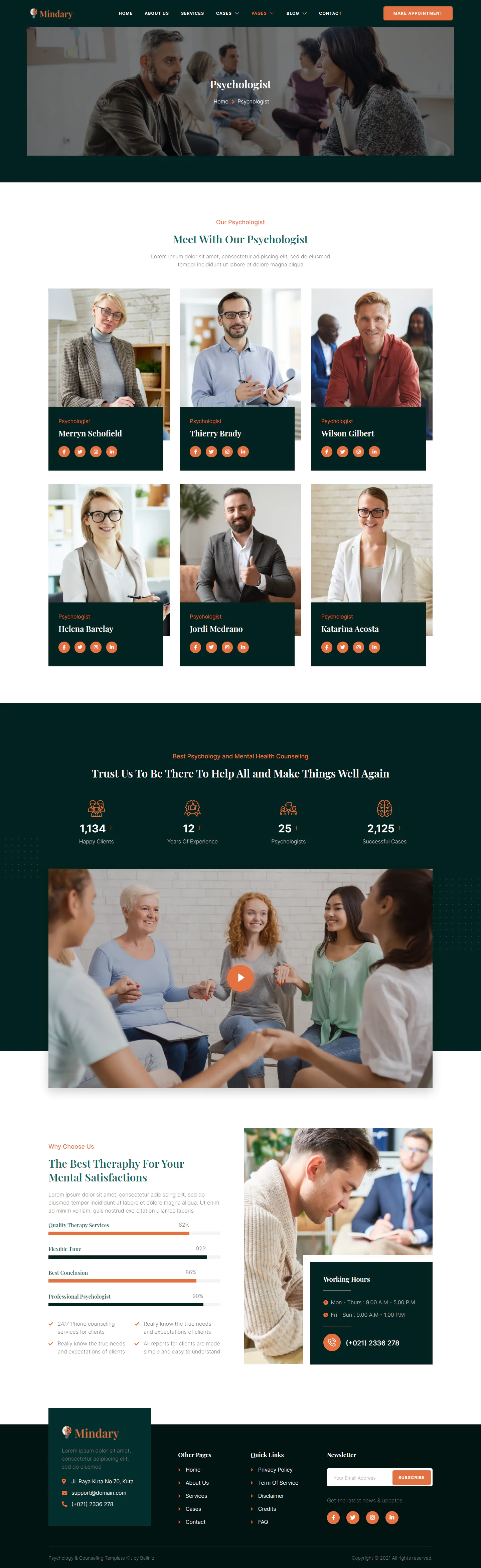 Mindary – Psychology & Counseling Elementor Template Kit插图9