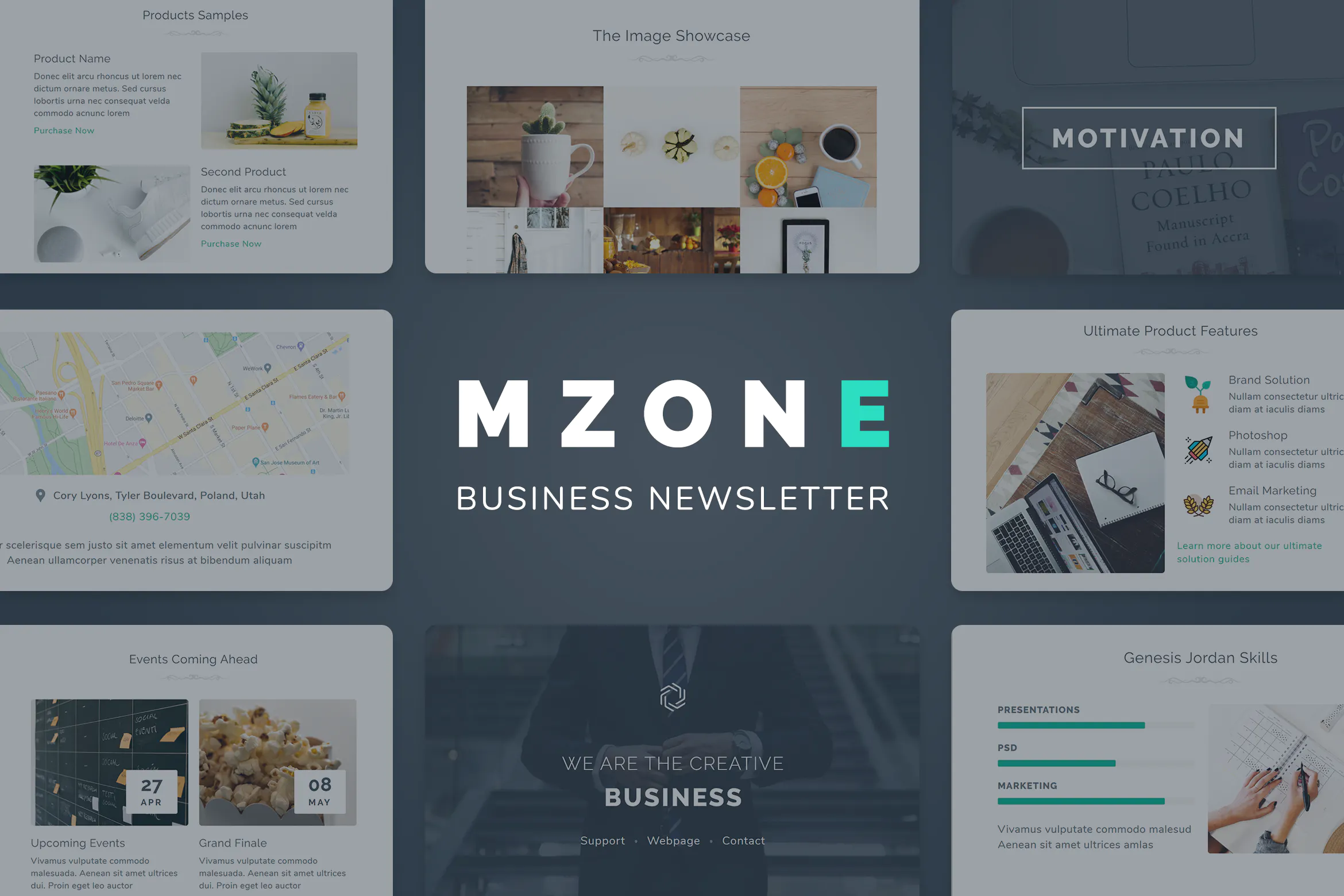 Mzone Responsive Email Template for Business