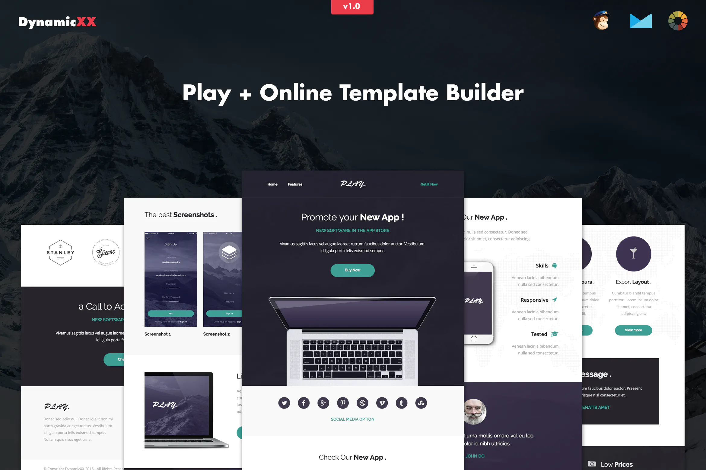 Play - Responsive APP Email Template插图
