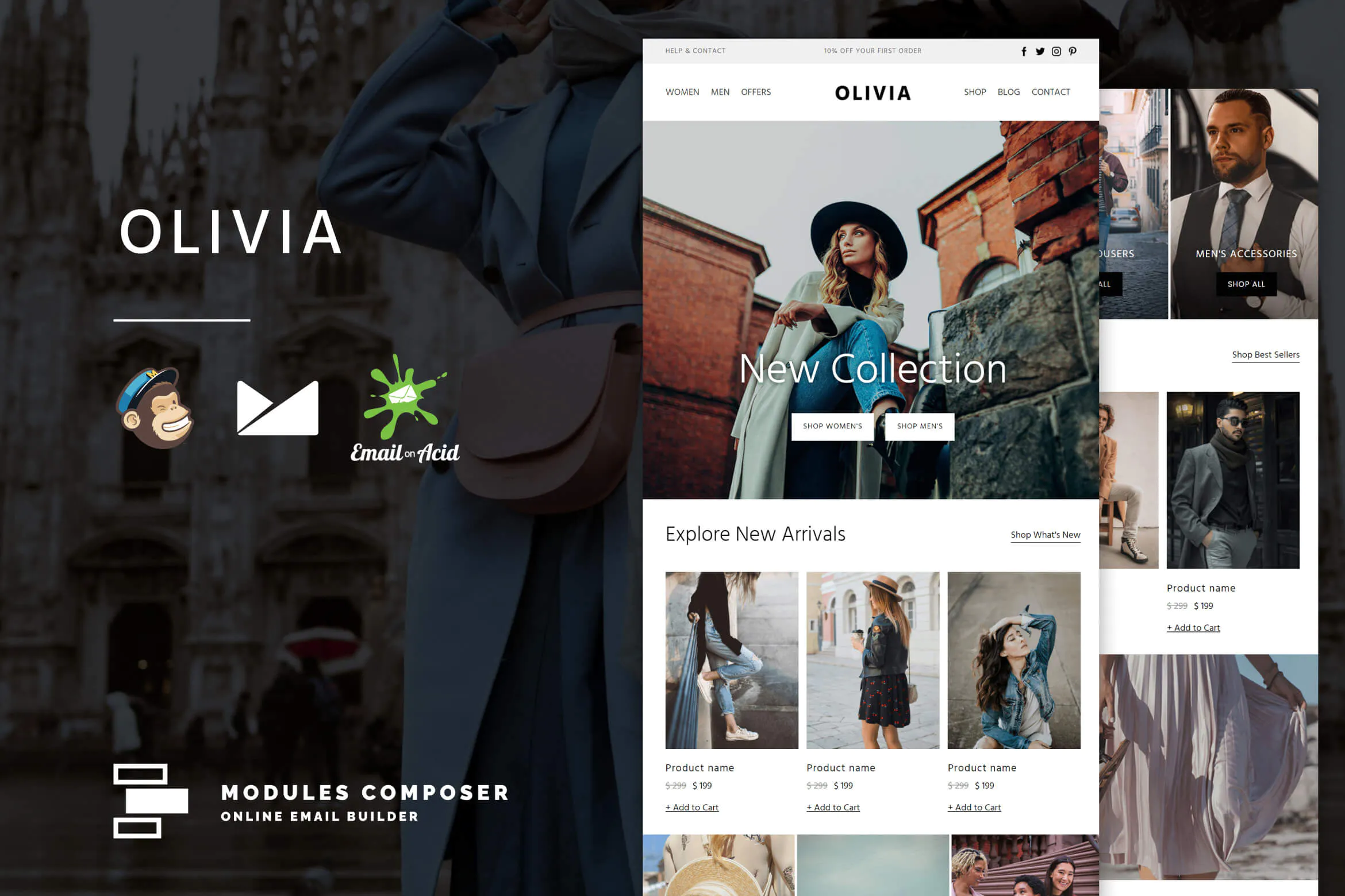 Olivia - E-commerce Responsive Email Template
