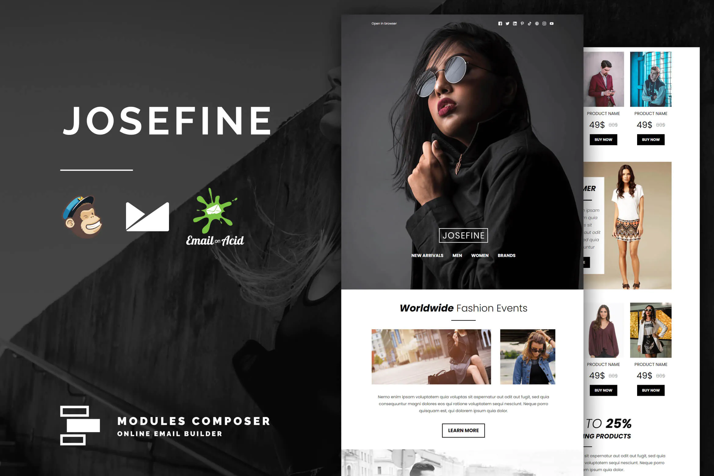 Josefine - E-commerce Responsive Email Template插图