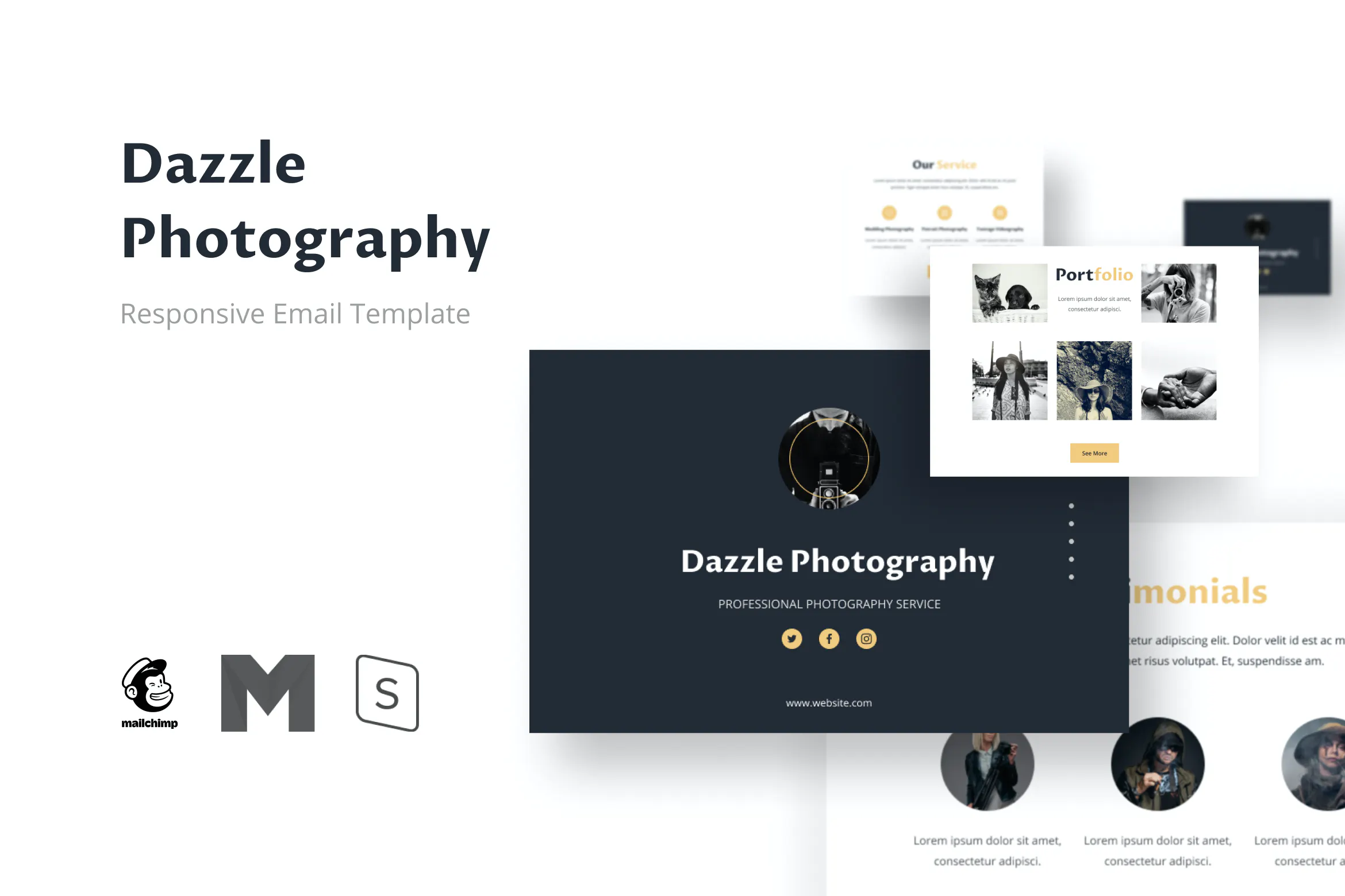 Dazzle - Photography Email Newsletter Template