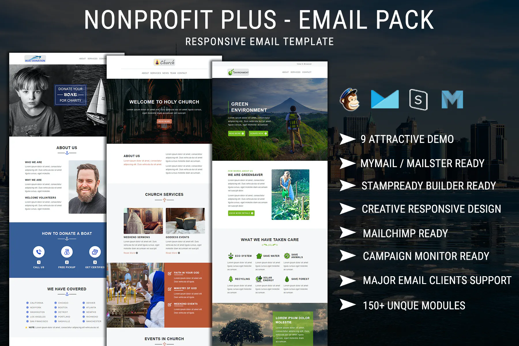 Nonprofit Plus - Email Pack