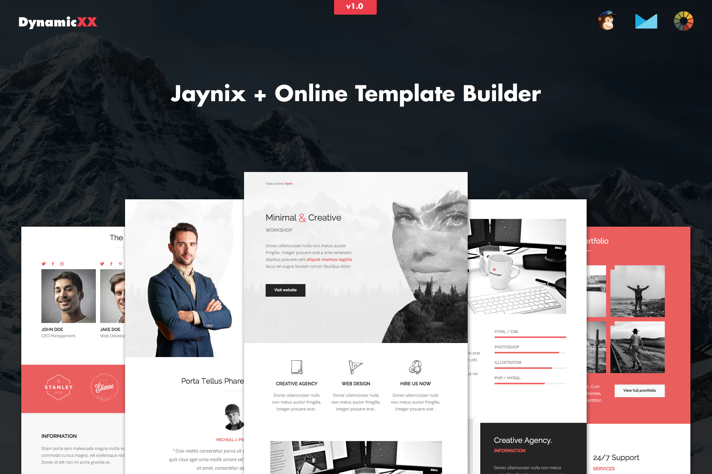Jaynix – Responsive Corporate Portfolio Email