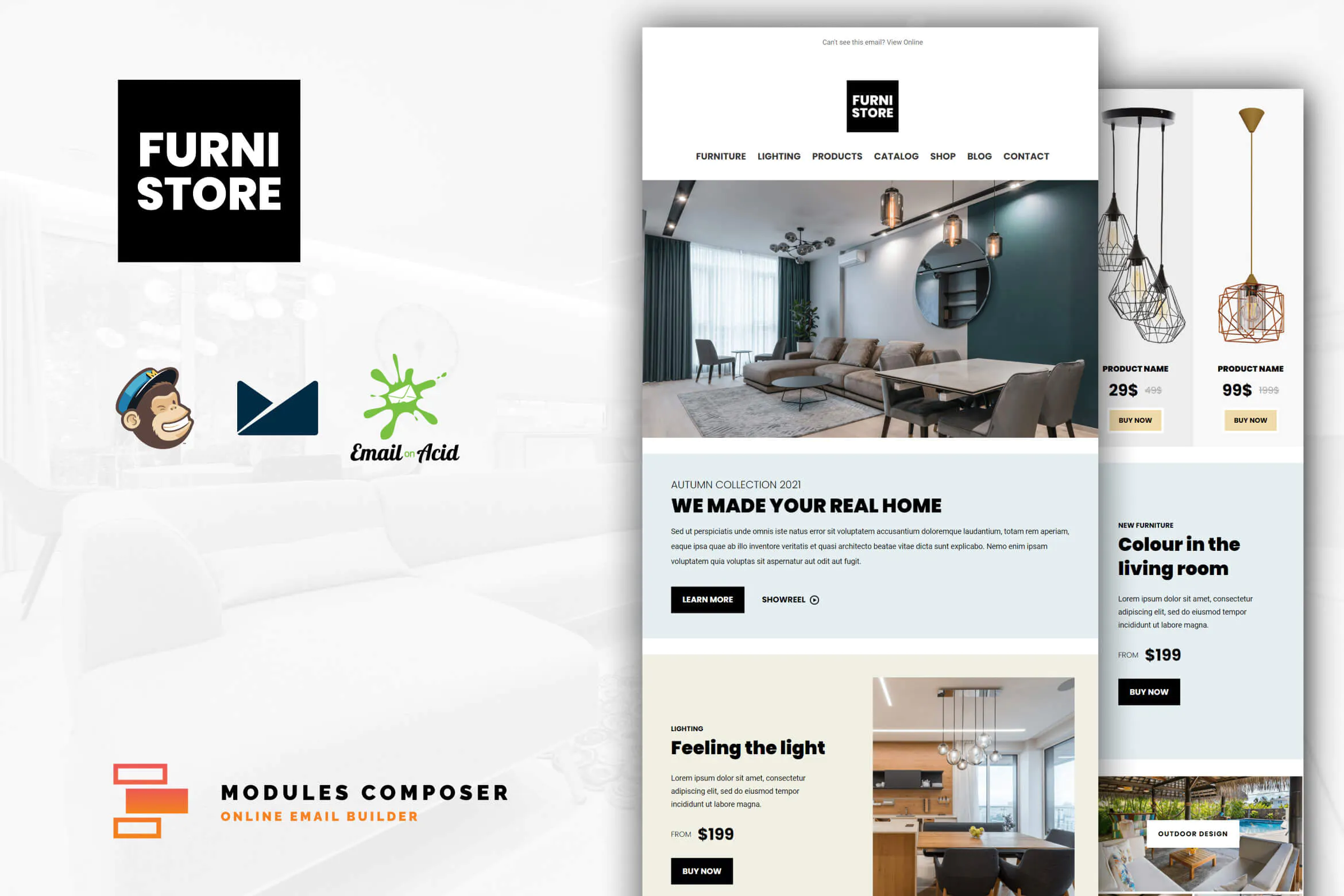 Furnistore - E-Commerce Responsive Email Template插图
