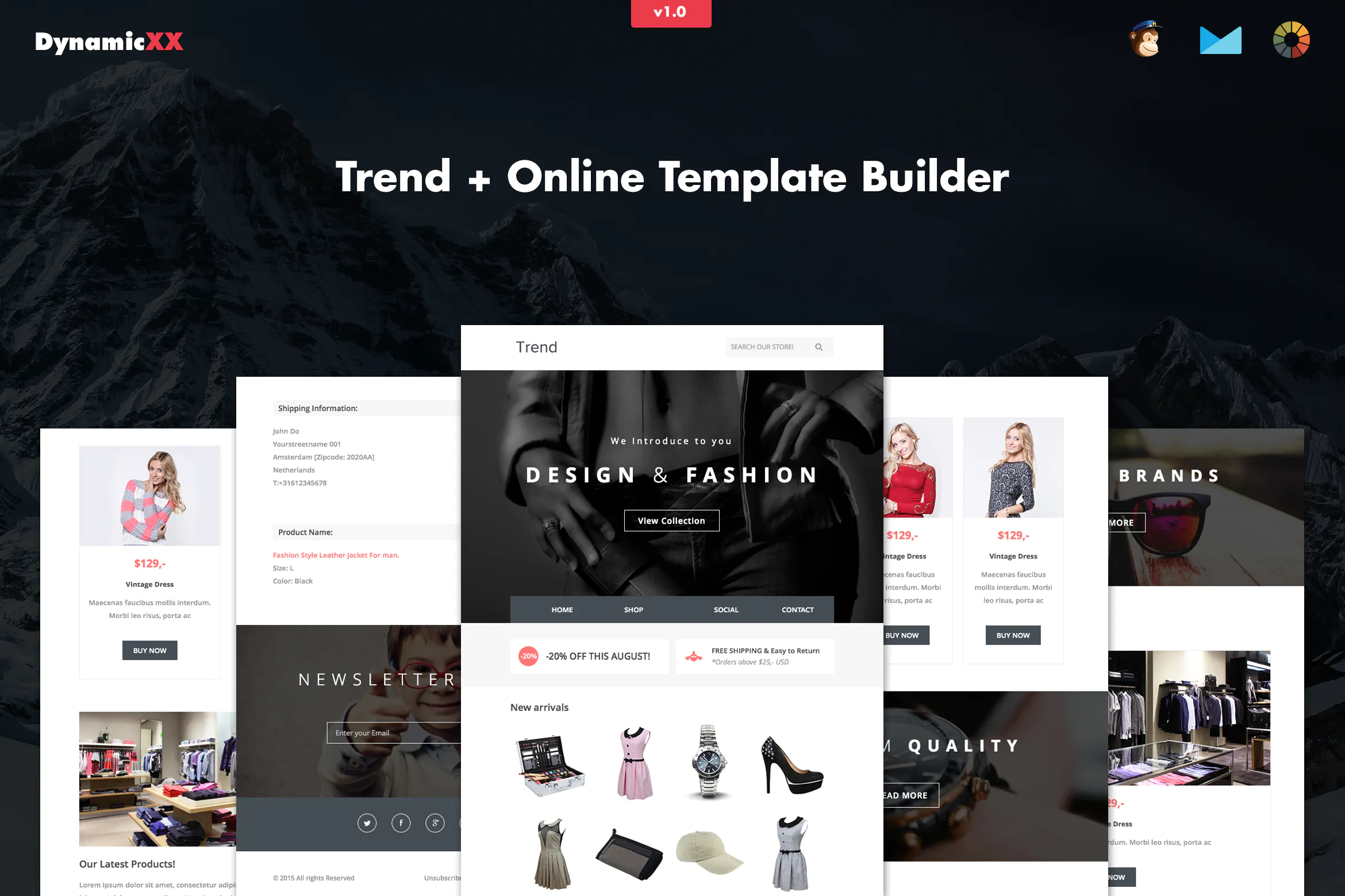 Trend - Responsive Fashion Email + Online Builder插图