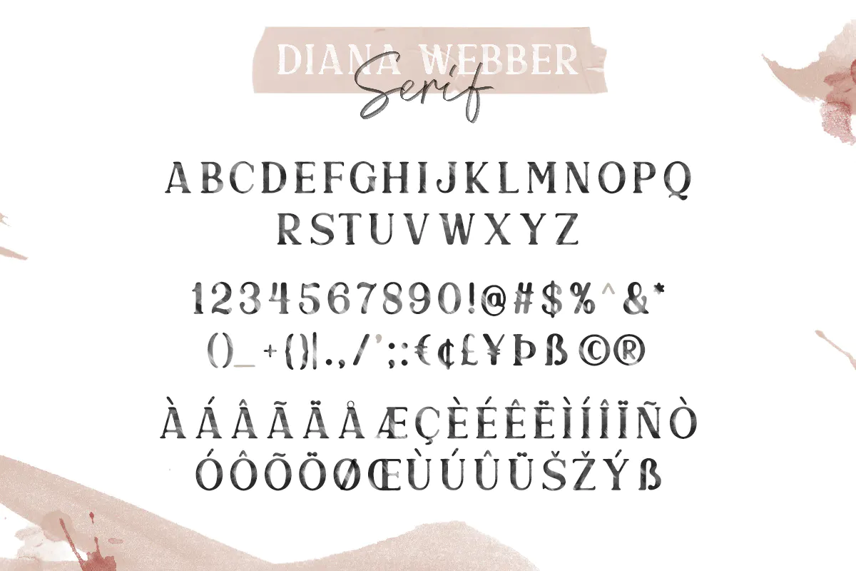 Diana Webber - SVG Font Duo插图4