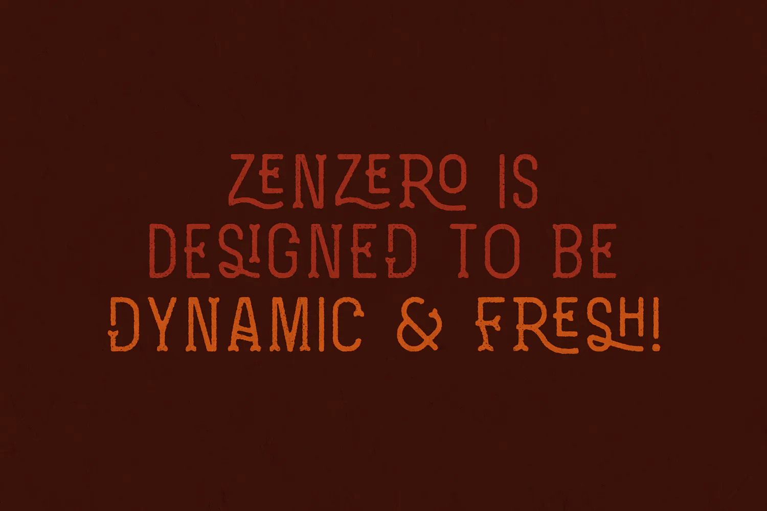Zenzero Grotesk Typeface插图1