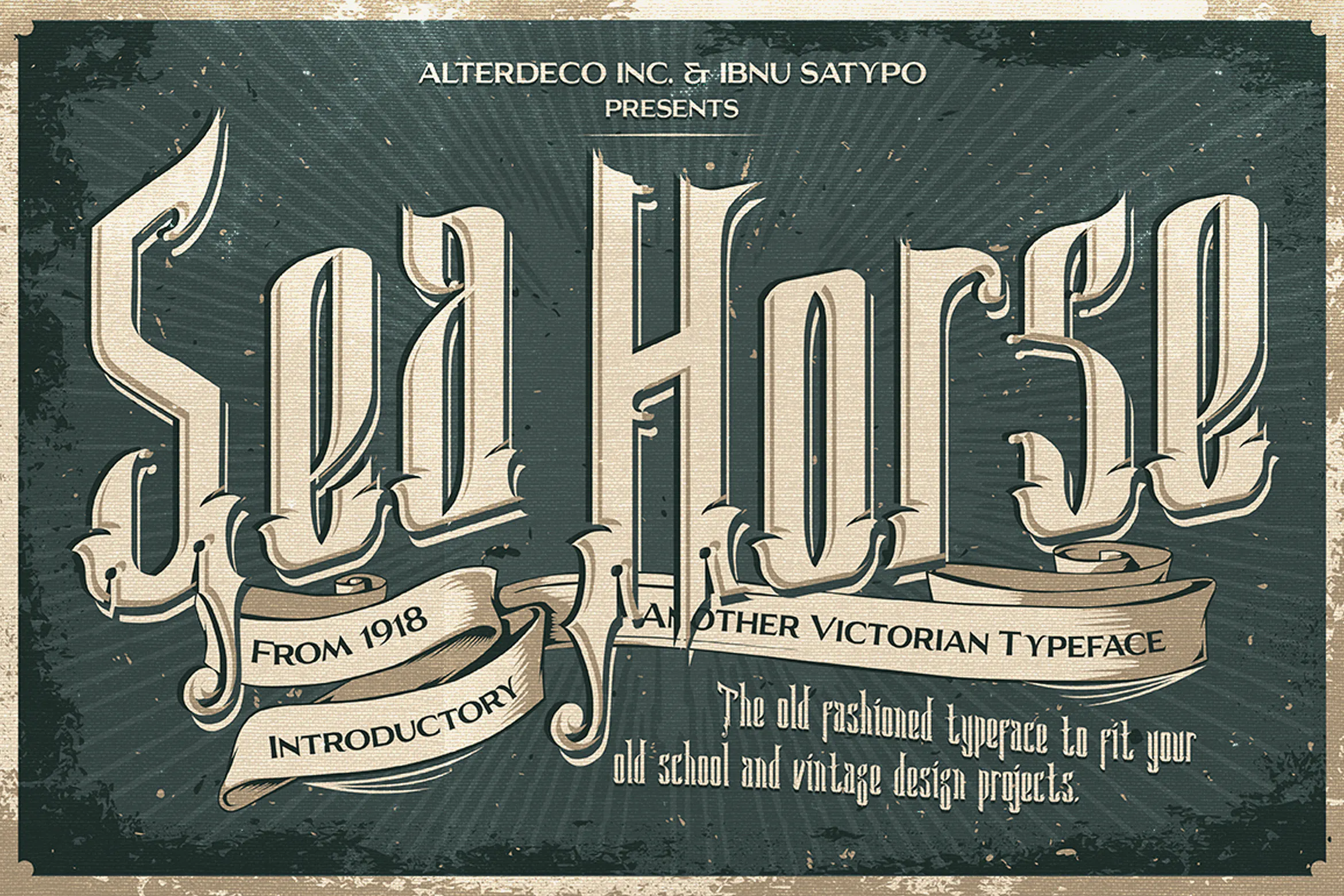 Sea Horse Typeface插图