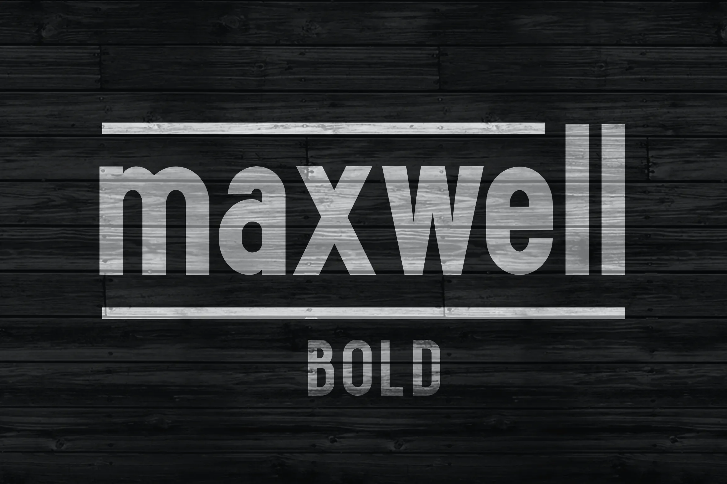 Maxwell Sans Bold插图