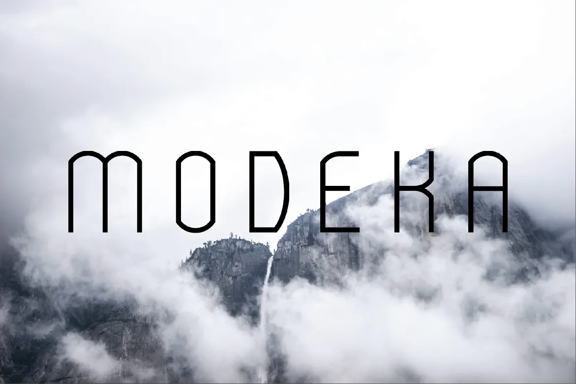Modeka - Modern Font插图3