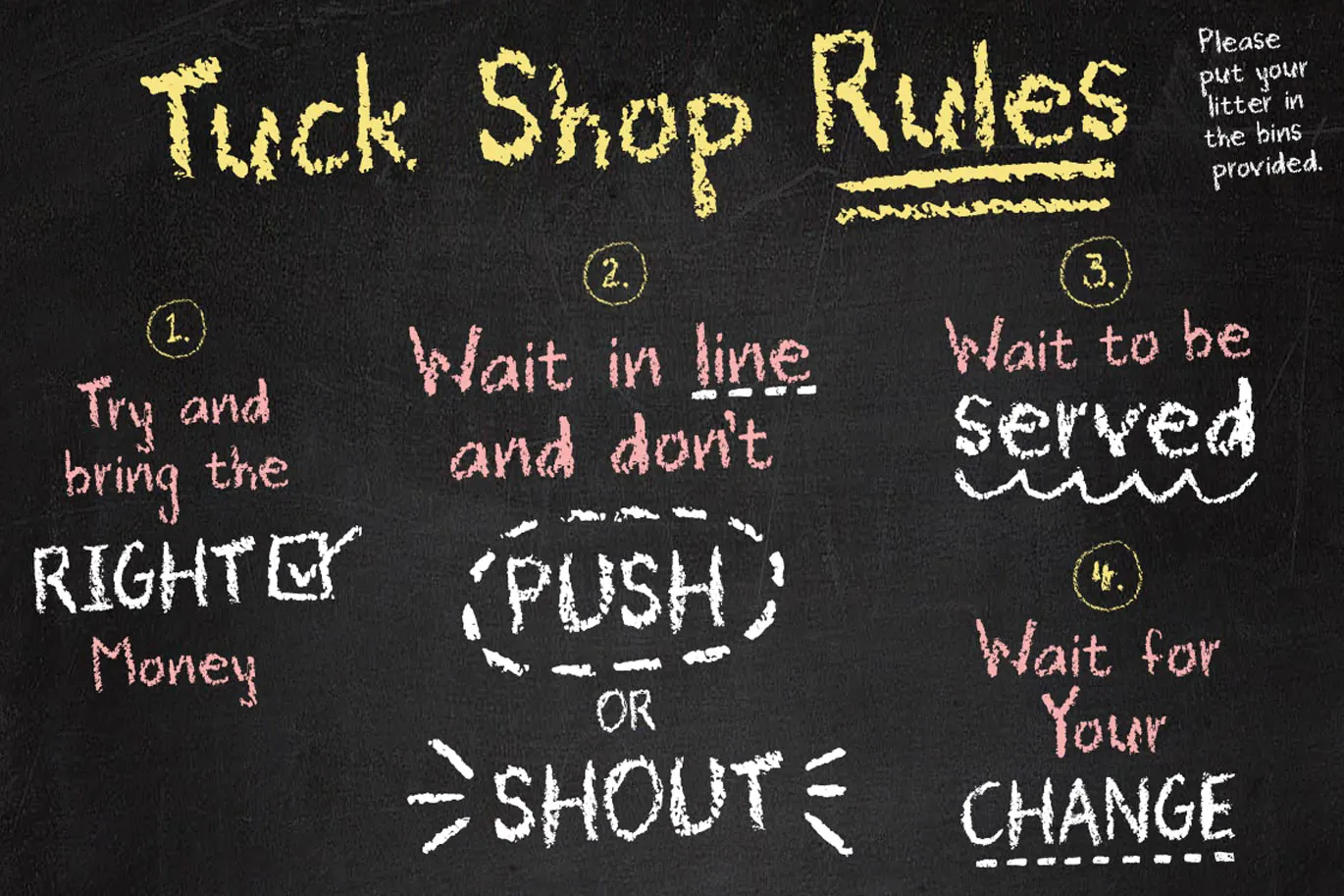 Tuck Shop font插图2