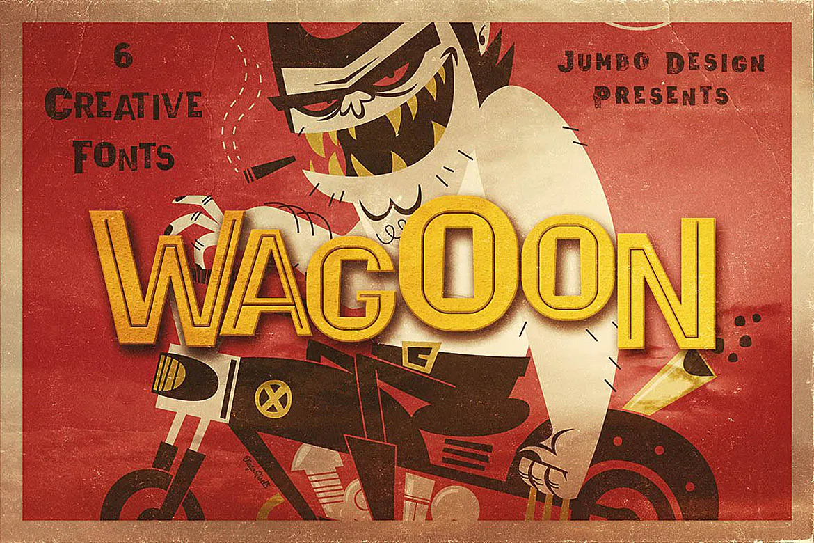 Wagoon - Funny Style Font插图