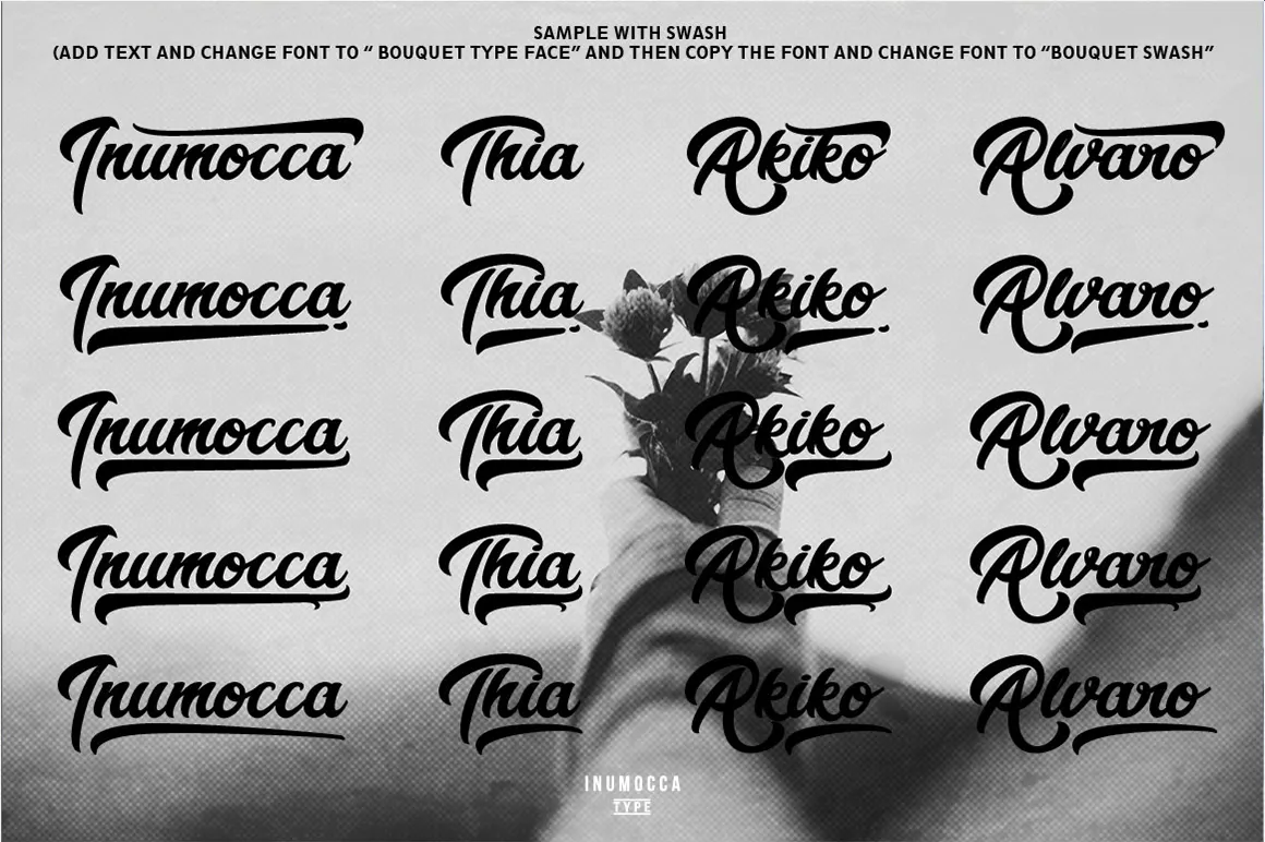 Bouquet Typeface插图6
