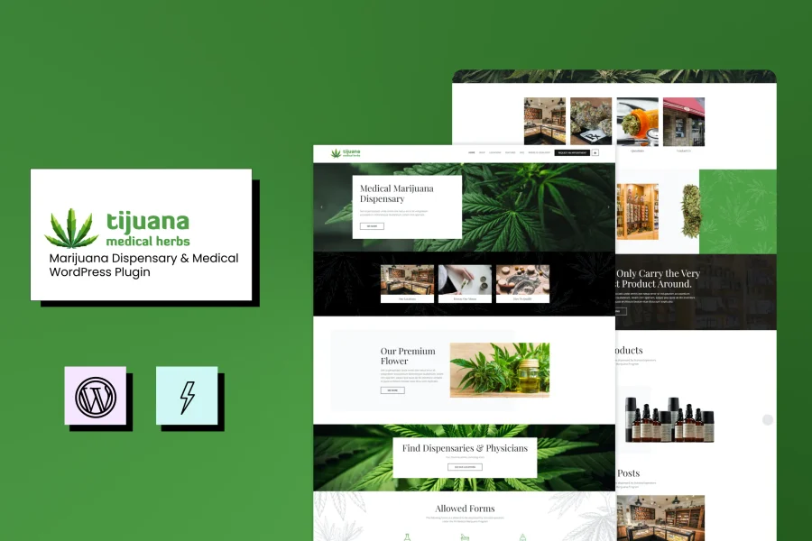 Tijuana - Marijuana Dispensary & Medical WordPress插图