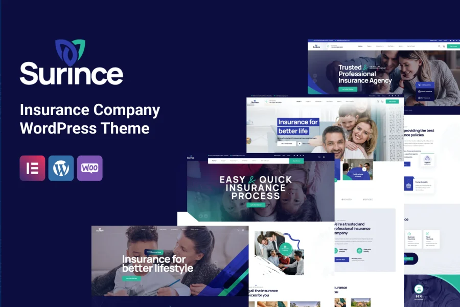 Surince - Insurance Company WordPress Theme