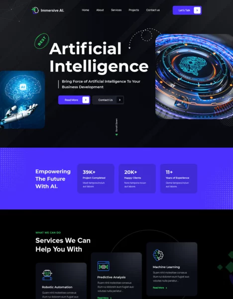 Artelligence | AI & Robotics WordPress Theme插图3