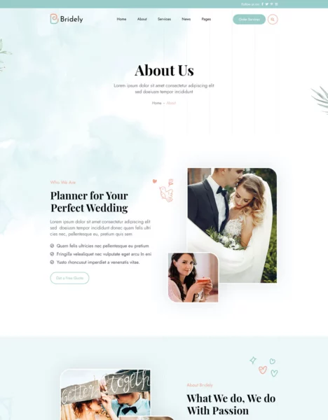Bridely | Wedding & Event Management HTML Template插图3