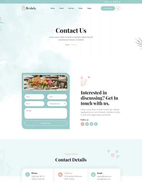 Bridely | Wedding & Event Management HTML Template插图7