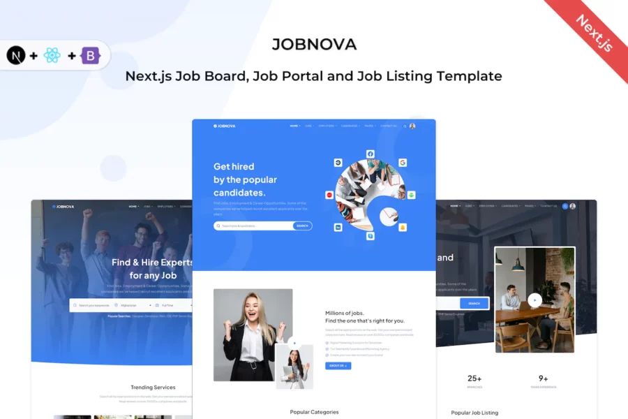 Jobnova - Next Js Job Listing Template
