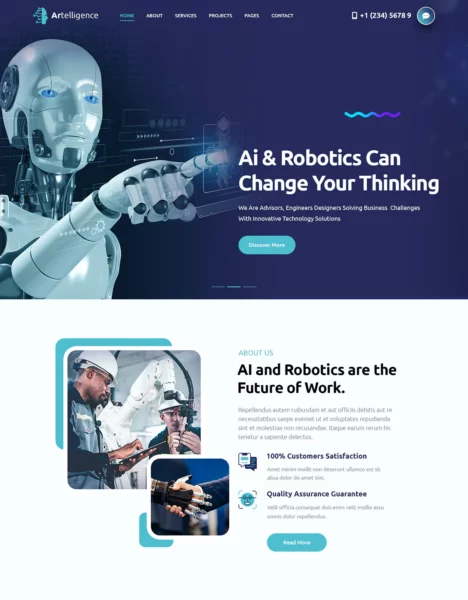 Artelligence | AI & Robotics WordPress Theme插图10