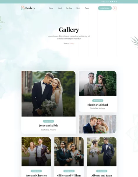 Bridely | Wedding & Event Management HTML Template插图5