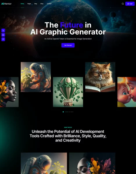 AI Mentor | AI Image Generator HTML Template插图5