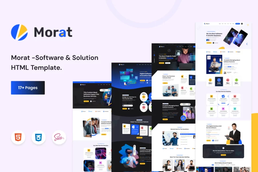 Morat - Software & Solution HTML5 Template
